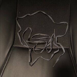 Black and White Nike Polka Dot Shoelaces